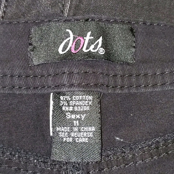 Dots "Sexy" Jean Shorts - Picture 3 of 3